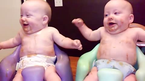 Best Video for Funny Twin Babies - Baby Twins Video