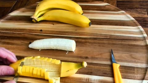 How to Make Banana Decoration | Banana Art | Fruit Carving Banana Garnishes