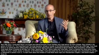 Yuval Noah Harari: AI Will Run Your 2024 Elections. The Prophet of Blasphemy & Abomination Speaks