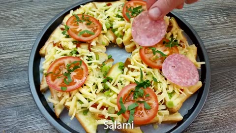 Better than pizza! Ready in just a few minutes! Easy egg and bread recipes