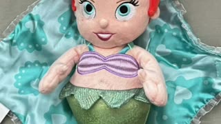 Disney Parks Ariel The Little Mermaid in a Blanket Plush Doll #shorts