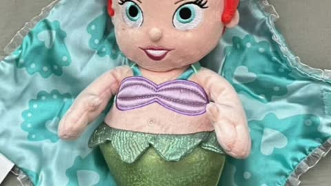 Disney Parks Ariel The Little Mermaid in a Blanket Plush Doll #shorts