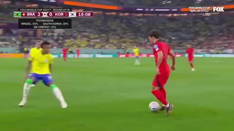 Brazil vs. South Korea Highlights - 2022 FIFA World Cup - Round of 16