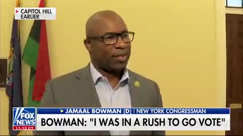 Bowman can't understand why breaking federal law's a big deal. He is a Dem, after all