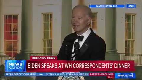 President Biden Takes Jabs at Media and Trump During Correspondents' Dinner Roast