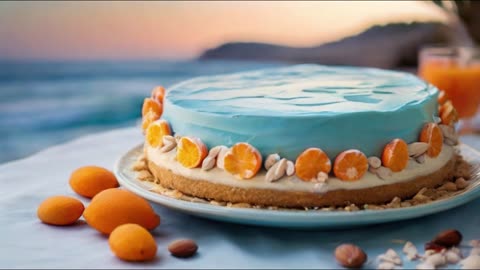 Cómo hacer Tarta de Almendras y Naranja paso a paso Receta Mediterránea