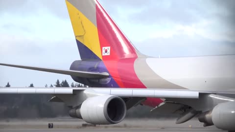 Very Cold Windy Day + Reverse Ops at Seattle Tacoma International Airport