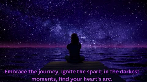 Journey's Embrace: Sparking Hope in Life's Darkest Moments!