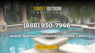 swimming pool contruction in Yorba Linda * Call (888) 930-7946 | Sunset Outdoor Creations