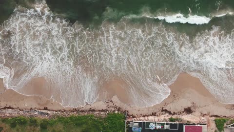 Sea waves and drone shots