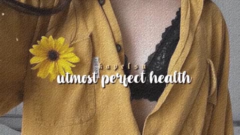 ★ perfect health (listen once subliminal)