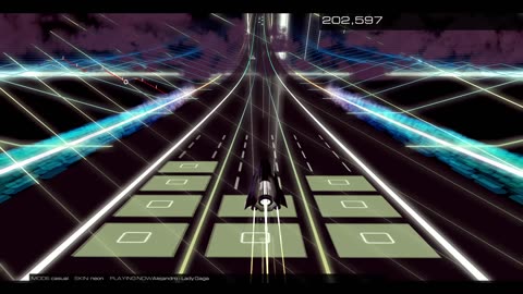 Audiosurf 2 "Alejandro", by Lady Gaga