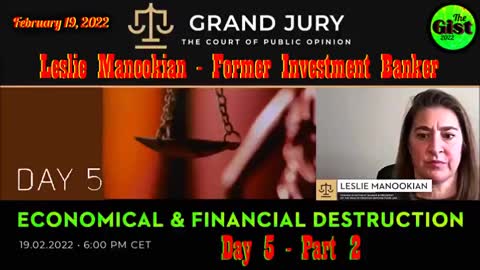 Day 5 Grand Jury: Leslie Manookian - They Stole Everything