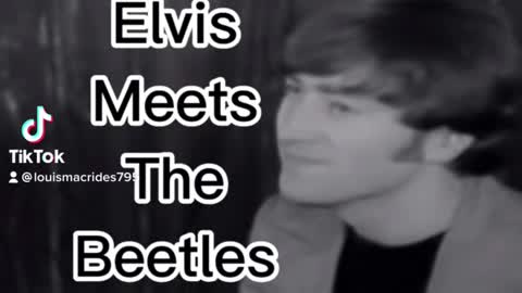 Elvis meets The Beetles