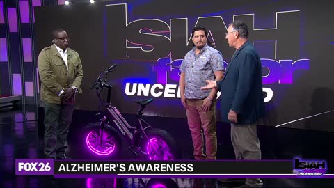 Pedego Bikes customizes special bike to raise awareness for Alzheimer's awareness