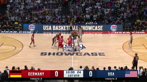 USA vs GERMANY | USAB SHOWCASE | FULL GAME HIGHLIGHTS | July 22, 2024