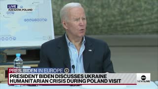 Biden Compares Ukraine to China: ‘That’s Tiananmen Square, Squared'