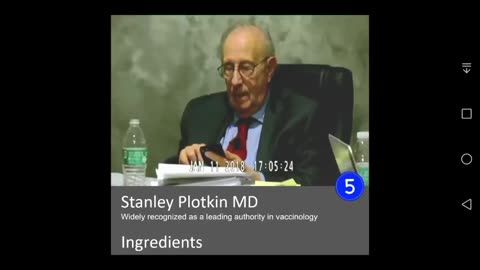 Dr. Stanley Plotkin, Godfather of Vaccines, Under Oath Admits the True Horrific Vaccine Ingredients.