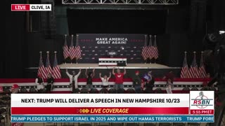 FULL EVENT: President Donald Trump Speaks at Two Locations in Iowa - 10/16/2023