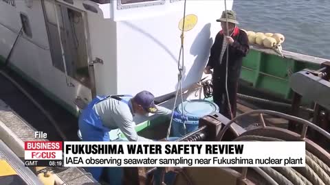 IAEA observing seawater sampling near Fukushima nuclear plant