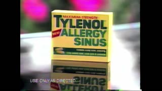 Tylenol Sinus Allergies Commercial (1989)