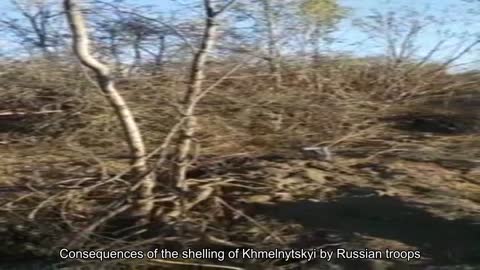 Consequences of the shelling of Khmelnytskyi by Russian troops