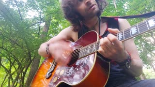06-25-2023 some jam and songs and finnacklin on resortorin guitar Lome Marsupial Esquire