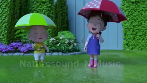 KIDS new Songs n Rhymes with Lyrics | #rainraingoaway + #babyshark & other Rhymes for Kids