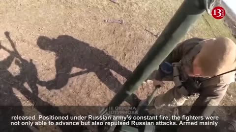 Close combat between fighters of 3rd assault brigade and Russians in Bakhmut