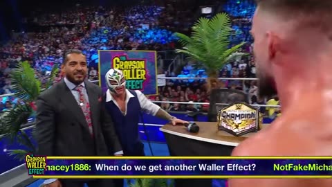 United States Champ Rey Mysterio on _The Grayson Waller Effect__ SmackDown highlights_ Aug. 18_