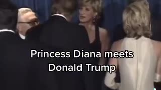 When Princess Diana met Donald Trump