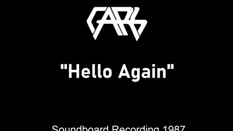 The Cars - Hello Again (Live in Columbia, Missouri 1987) Soundboard