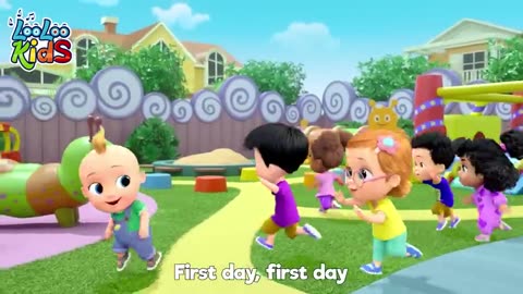 NEW 🤩 First Day of school 🏫 ।Looloo kids nursery rhymes and kids songs