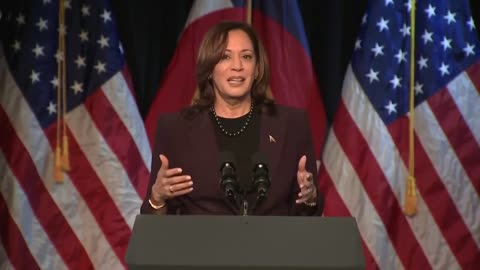 Kamala Harris says Americans should be afraid because if Donald Trump is reelected
