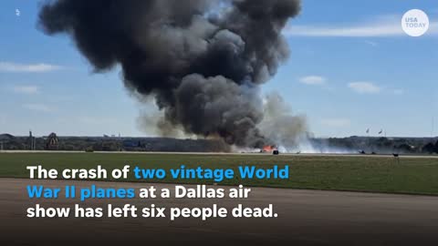 Six dead following plane collision at Wings over Dallas air show _ USA TODAY