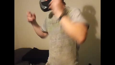 Yelling into high altitude mask