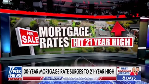 Bidenomics! Mortgage Rates Hit 21-Year High, causing Monthly Payments to Skyrocket