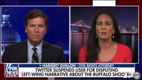 Harmeet Dhillon says when something tragic happens blue checkmark start posting talking points.