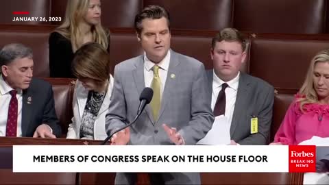 [2023-01-26] Matt Gaetz Introduces Amendment Into Bill Countering Key Biden Policy