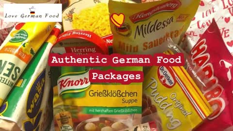 Love German Food - Gift Boxes with Made in Germany Products