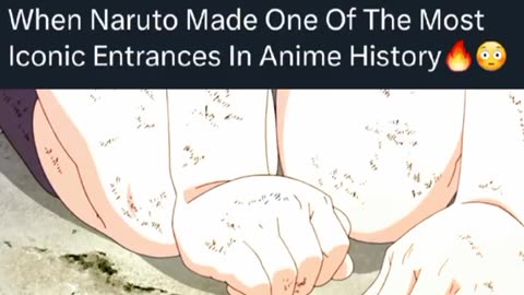 Naruto most iconic entry || best entry of Naruto || Anime best entry