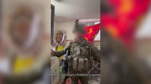 The Israeli Army finds a Hamas terror tunnel in a Palestinian child’s bedroom.