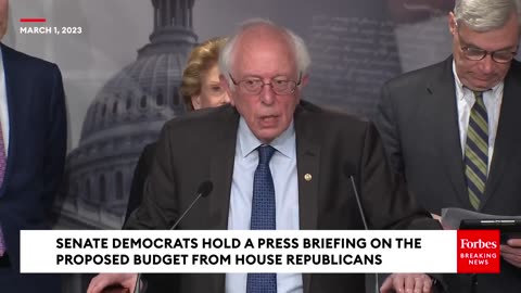 Senate Democrats Hold A Press Briefing Blasting House Republicans Over Their Proposed Budgets