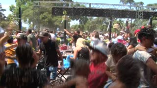 Argentina fans celebrate team's World Cup victory.