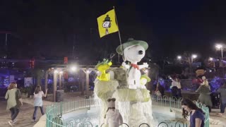 Evening at Winterfest - Carowinds in Charlotte North Carolina