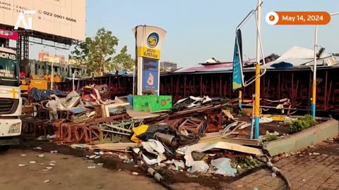 Tragic Billboard Disaster in Mumbai 14 Dead, 75 Injured Rescue Efforts Underway | Amaravati Today