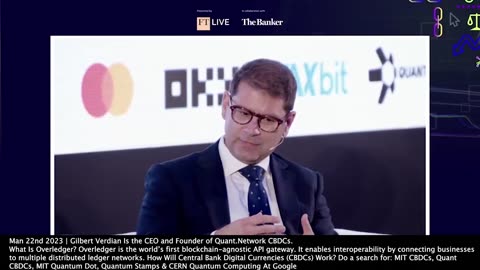 CBDCs | "The Only Way to Test (CBDCs) It With Your Local Domestic & Commercial Banks. The Next Step Is to Practically Test It With Your Local Domestic Banks." - Gilbert Verdian (The CEO of Quant.Network)
