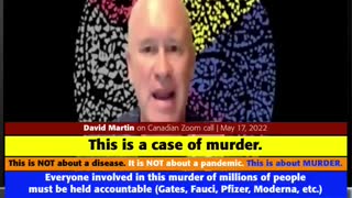 This is a Case of Murder - Dr. David Martin - 5-17-22