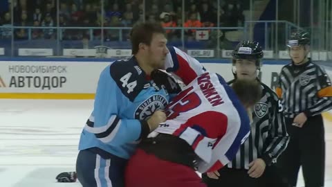 KHL Fights: Artyukhin KO's Nichushkin