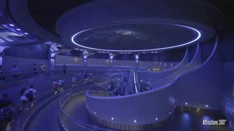 [4K] Guardians of the Galaxy Ride at Walt Disney World EPCOT _ Cosmic Rewind Dark Coaster Ride